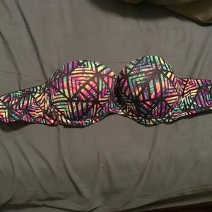 Slightly worn strapless bra